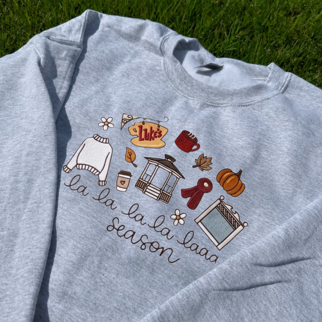 LALALA SEASON EMBROIDERED TEE BN-00049