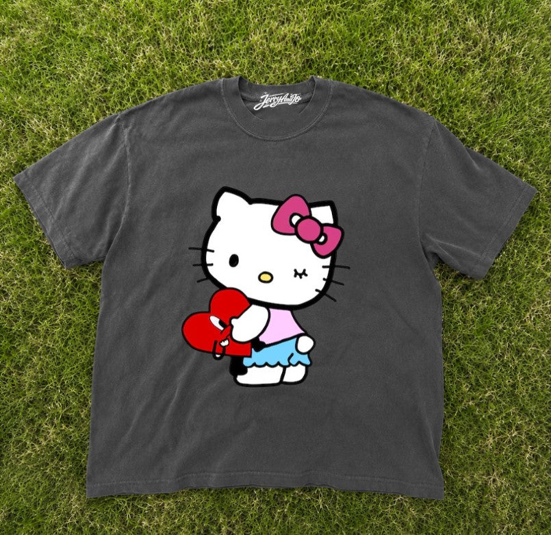 CUTE WINKING CAT SHIRT XIU-0094