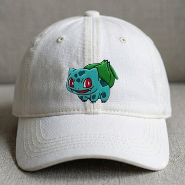 EMBROIDERED POKEMON BULBASAUR HAT TR-0008