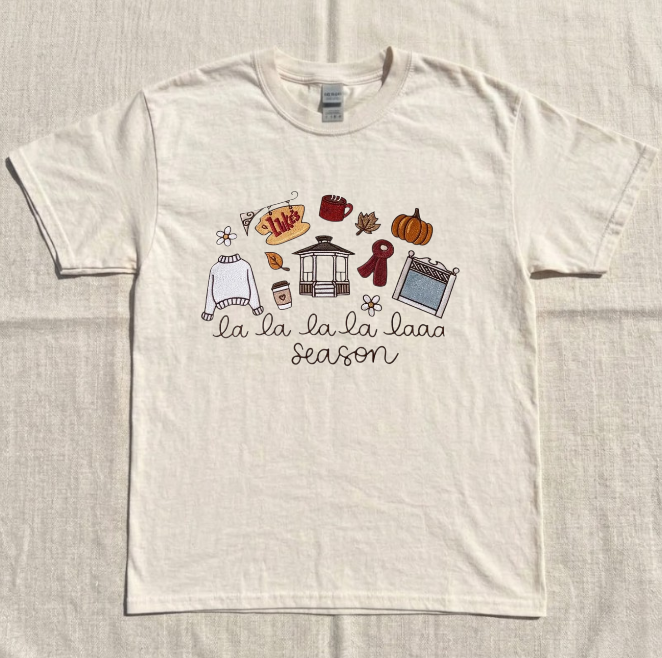 LALALA SEASON EMBROIDERED TEE BN-00049