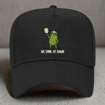 DAWN FROG WE DRINK AT DAWN EMBROIDERED HAT BN-0001