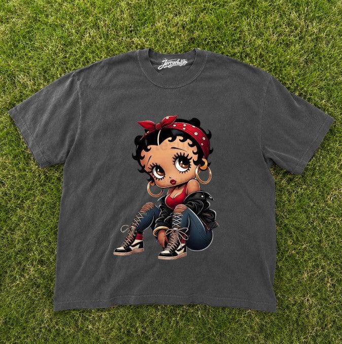 VINTAGE BETTY BOOP WITH SNEAKERS SHIRT XIU-0097