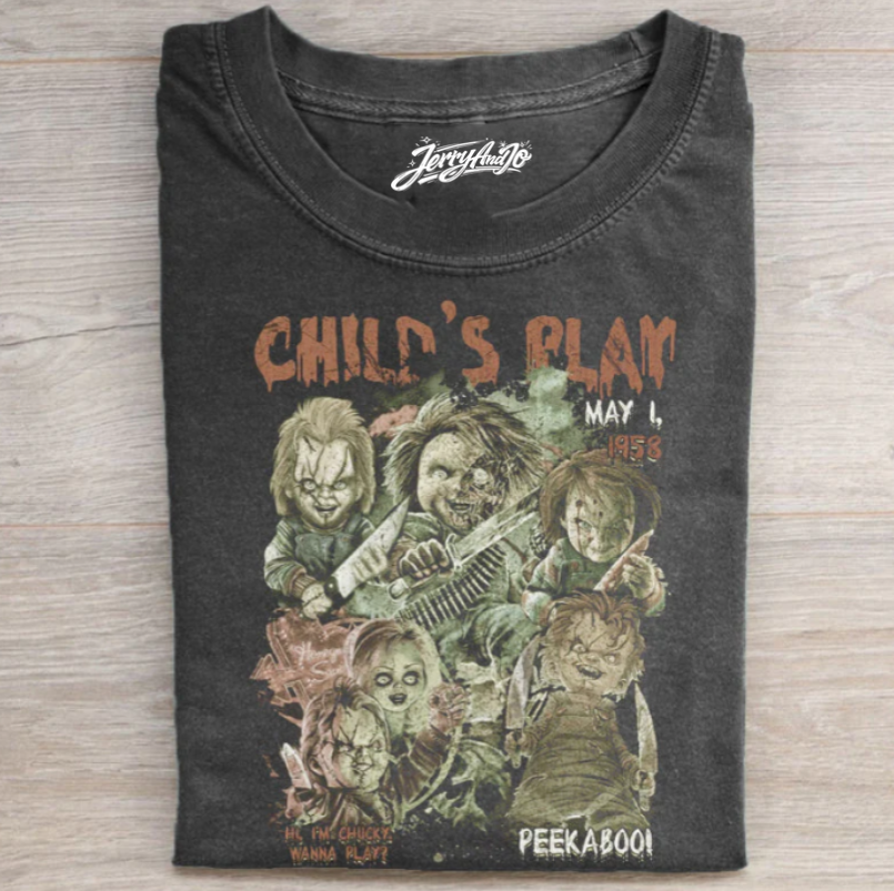 VINTAGE HORROR GRAPHIC SHIRT XIU-0135