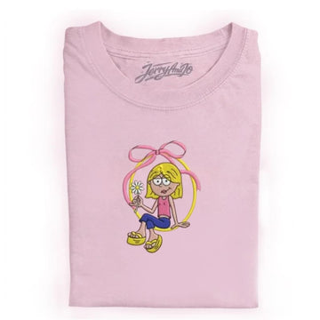 EMBROIDERED LIZZIE MCGUIRE BOW TEE XIU-0022