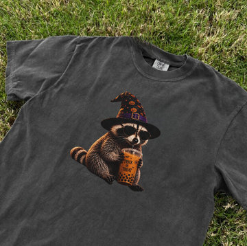 HALLOWEEN RACOON, TRICK OR TREAT TEE BN-00159