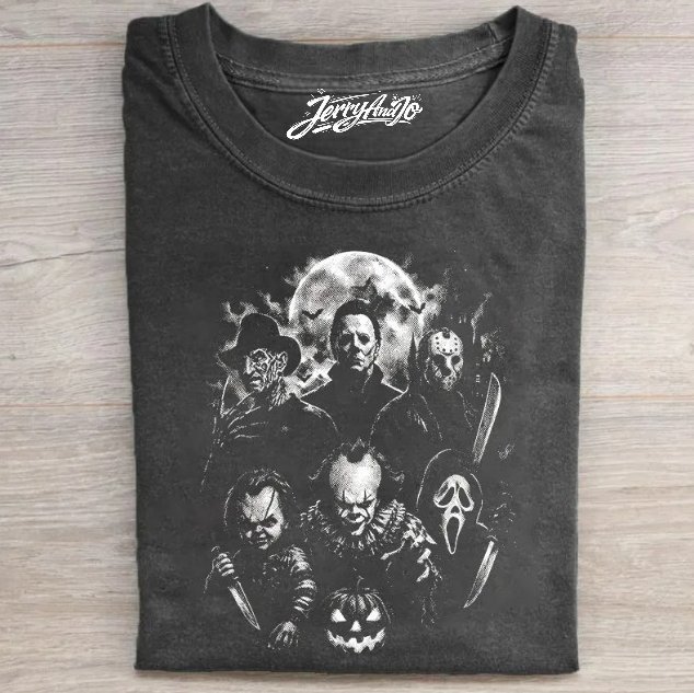 HALLOWEEN HORROR CHARACTERS TEE BN-00132