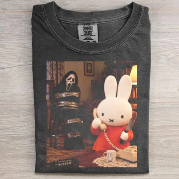 BUNNY TELEPHONE HOSTAGE KILLER FUNNY T-SHIRT TR-00306
