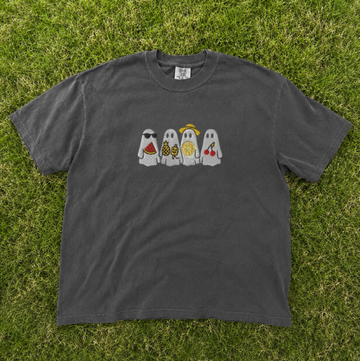 CUTE SUMMERWEEN GHOST EMBROIDERED TEE TR-0060
