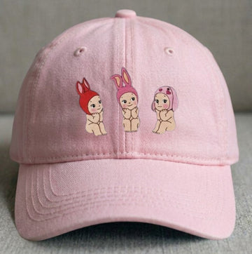 EMBROIDERED CUTE BUNNY HAT XIU-0012
