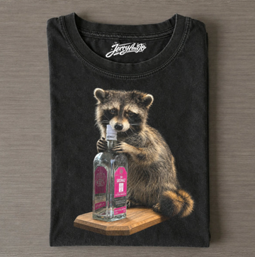 ERLING HALAND & WHISKEY RACCOON H-MT-F SHIRT XIU-0138