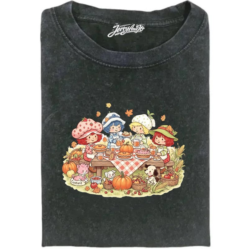 RETRO THANKSGIVING FRIENDS CARTOON SHIRT XIU-0099