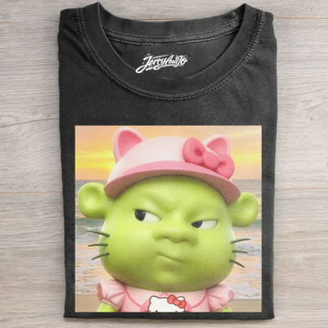 GREEN MAN FUNNY MEME SHIRT XIU-0139
