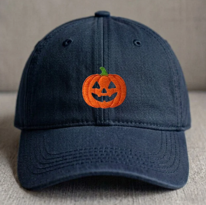 EMBROIDERED FUNNY HALLOWEEN JACK O LANTERN HAT TR-0010