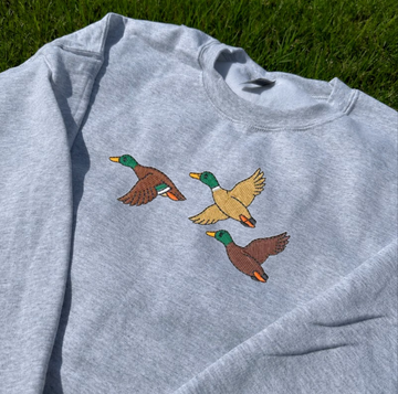 DUCK TRIO  EMBROIDERED TEE BN-00037