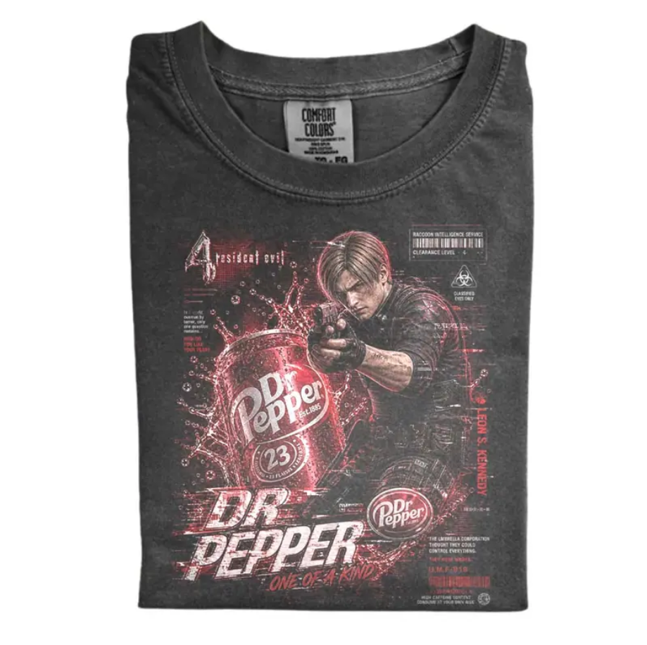 LEON KENNEDY DR PEPPER SHIRT, SWEATSHIRT, HOODIE TH-0154
