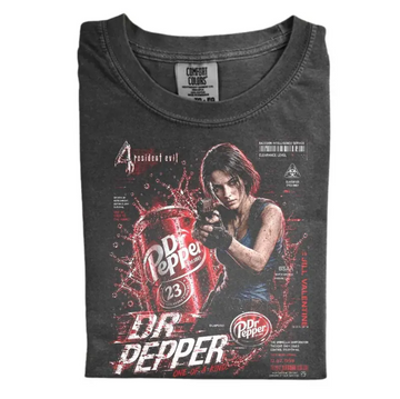 RESIDENT EVIL JILL VALENTINE DR PEPPER SHIRT, SWEATSHIRT, HOODIE TH-0155