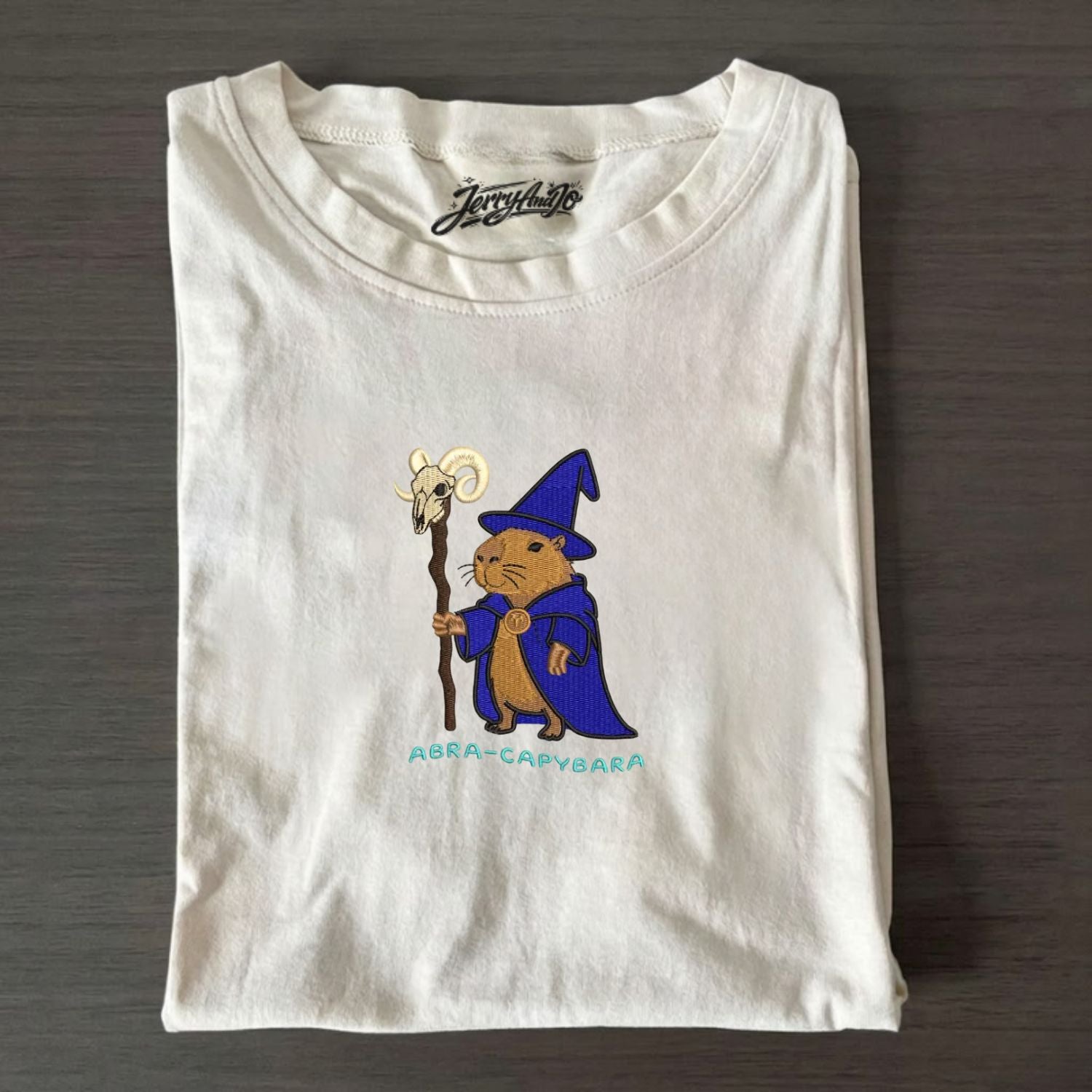 ABRA CAPYBARA WIZARD EMBROIDERED TEE NN-0015