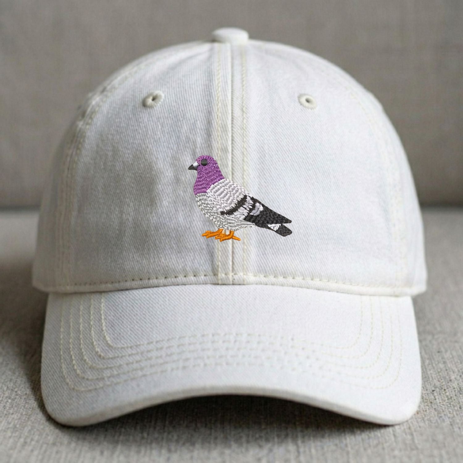 PIGEON EMBROIDERED CLASSIC DAD HAT NN-0004