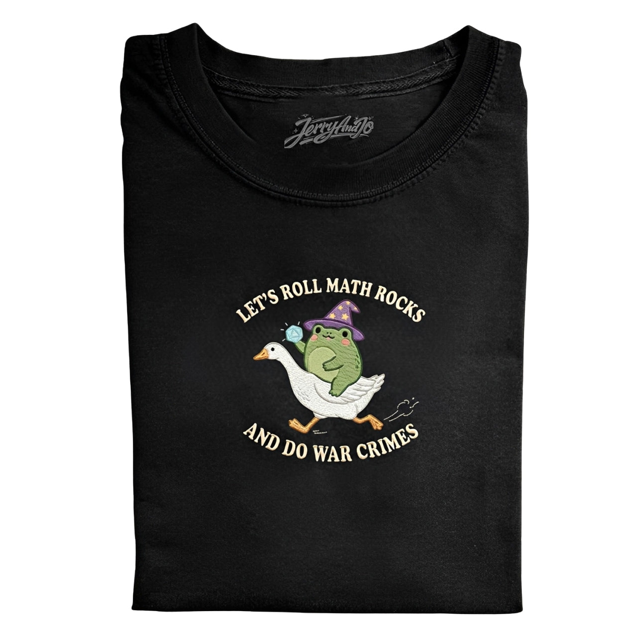FUNNY FROG WIZARD EMBROIDERED TEE NN-0021