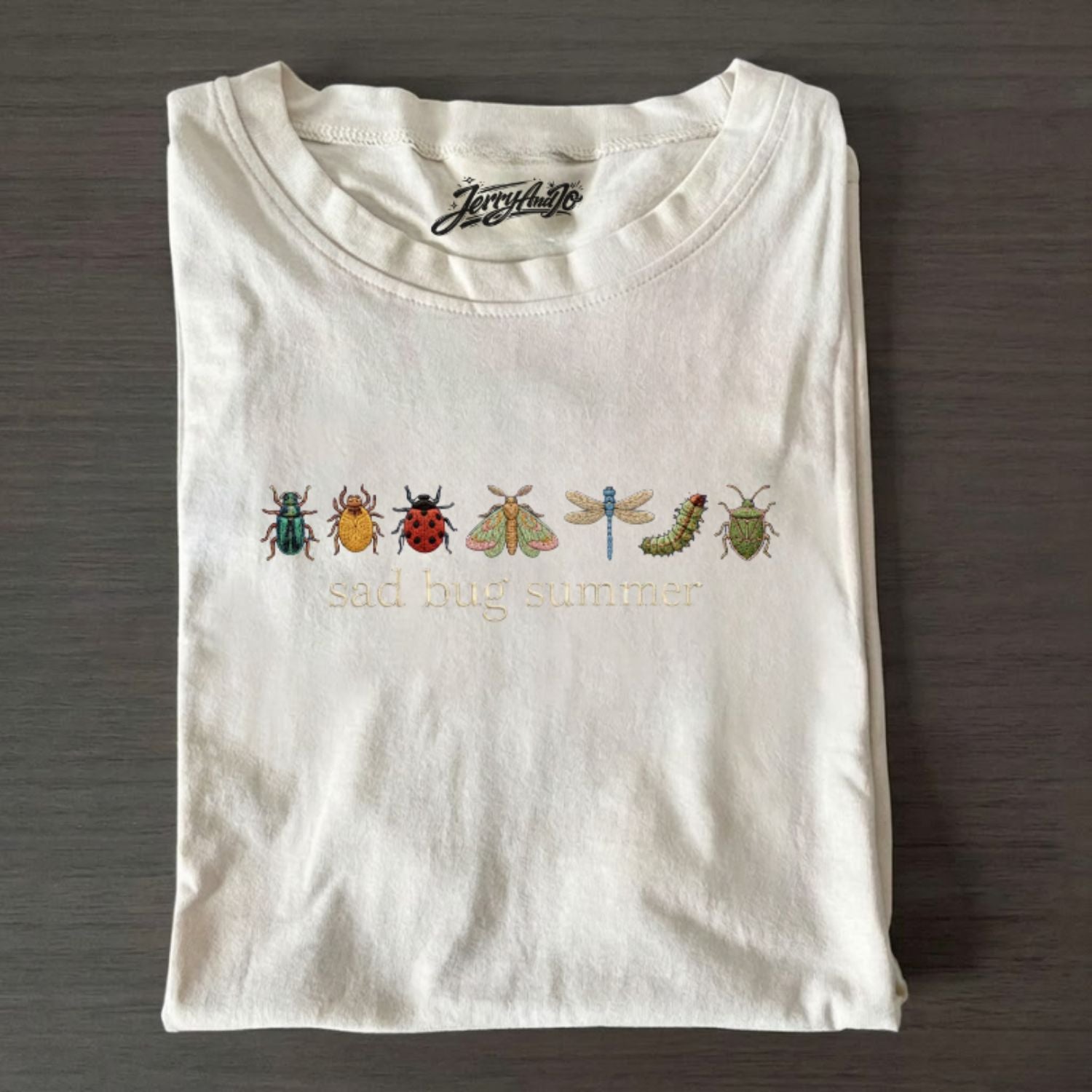 SAD BUG SUMMER EMBROIDERED TEE NN-0005