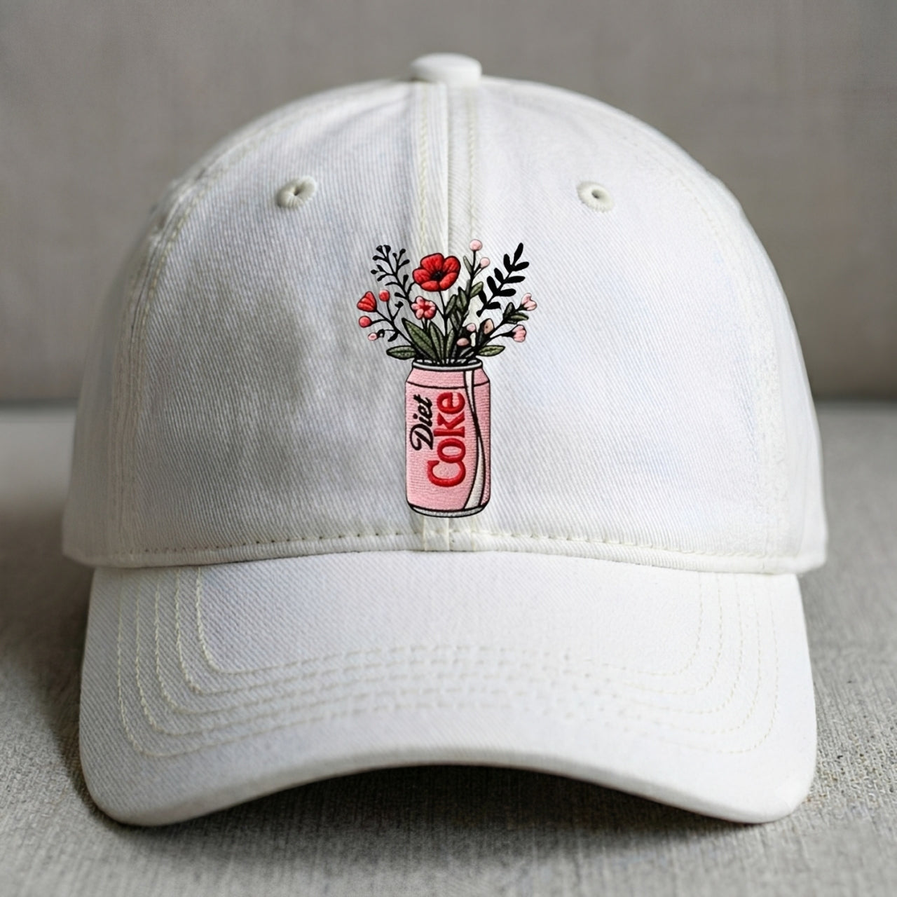 DIET COKE CAN EMBROIDERED CLASSIC DAD HAT NN-0002