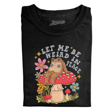 THE PEACEFUL FROG MUSHROOM TEE LL - 0169