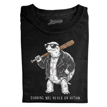 VINTAGE HORROR CHARACTERS CROSSING STREET SHIRT LL - 0123