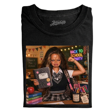 DOLL FACE BACK TO SCHOOL SHIRT, GIFT FOR TEACHER LL - 0146