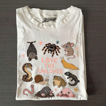 LOVE THE UNLOVED T-SHIRT, CUTE WEIRD ANIMAL TEE LL - 0101