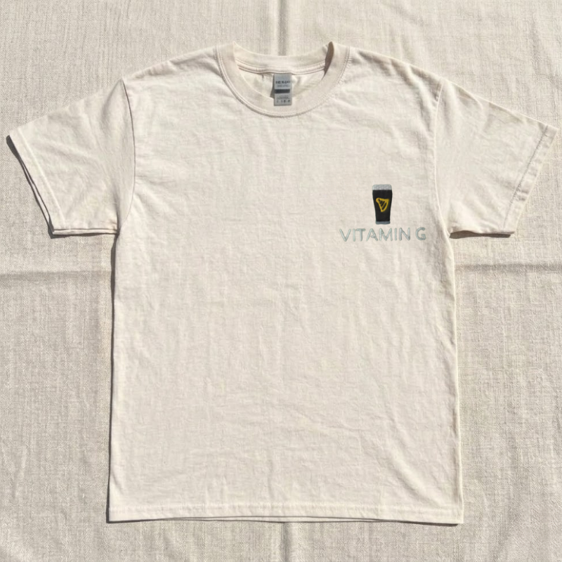 FUNNY EMBROIDERED BEER SHIRT LL - 0035