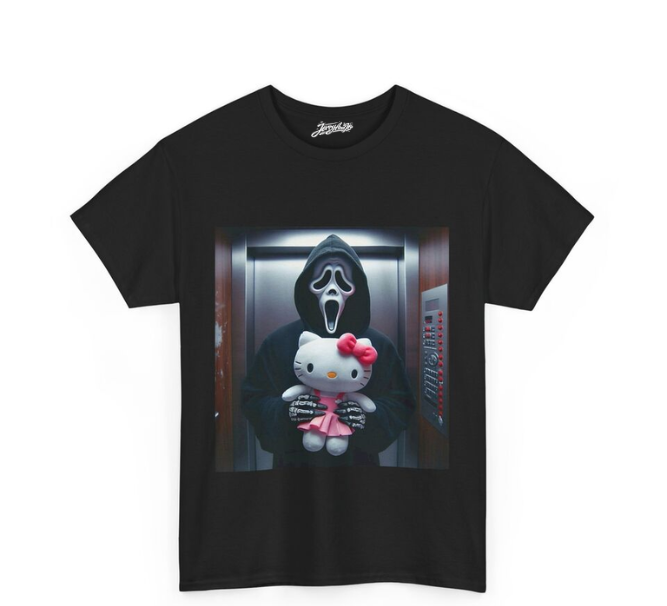 GHOST FACE SCREAM HELLO KITTY  BT-00160