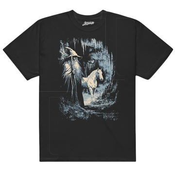WIZARD DARK FANTASY TSHIRT | VINTAGE  FANTASY GRAPHIC TEE BT-00146