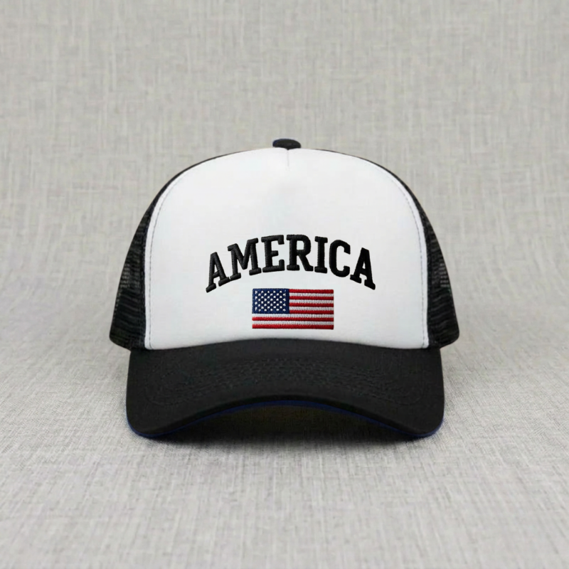AMERICA TRUCKER HAT FUNNY EMBROIDERED SNAPBACK BT -0013