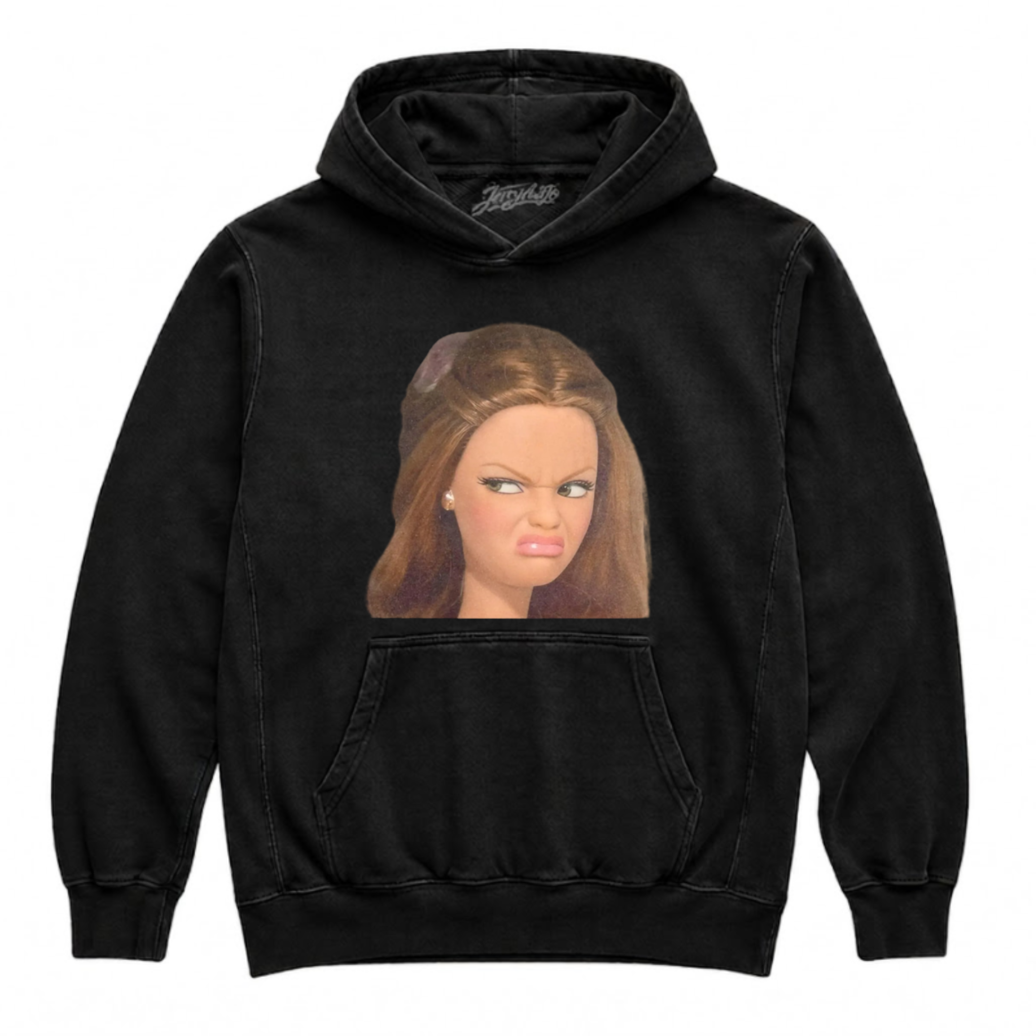 ANGRY DOLL FACE MEME T-SHIRT, BT_00003
