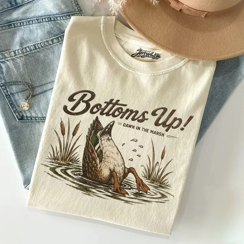 BOTTOMS UP DUCK T-SHIRT LL - 0254