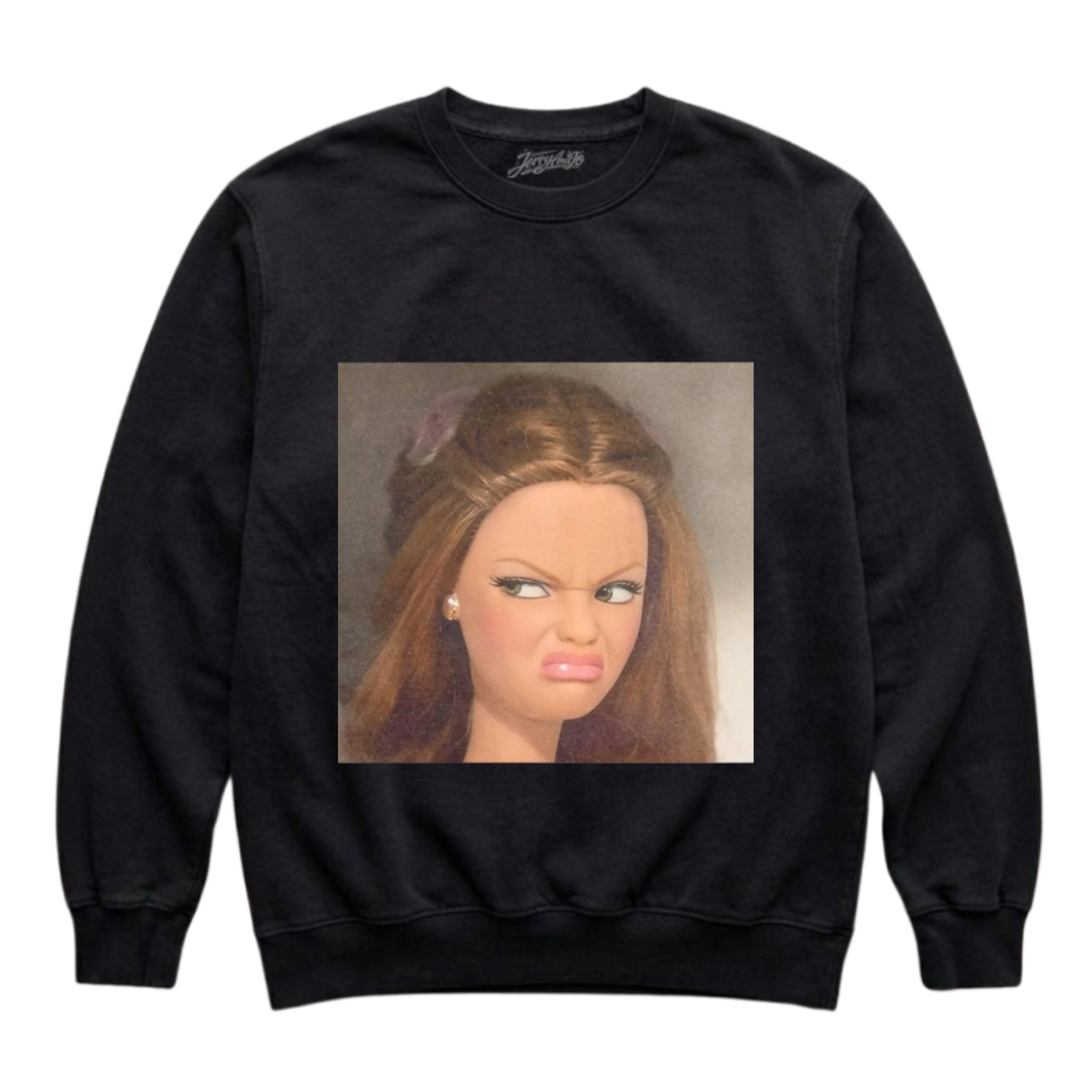 ANGRY DOLL FACE MEME T-SHIRT, BT_00003