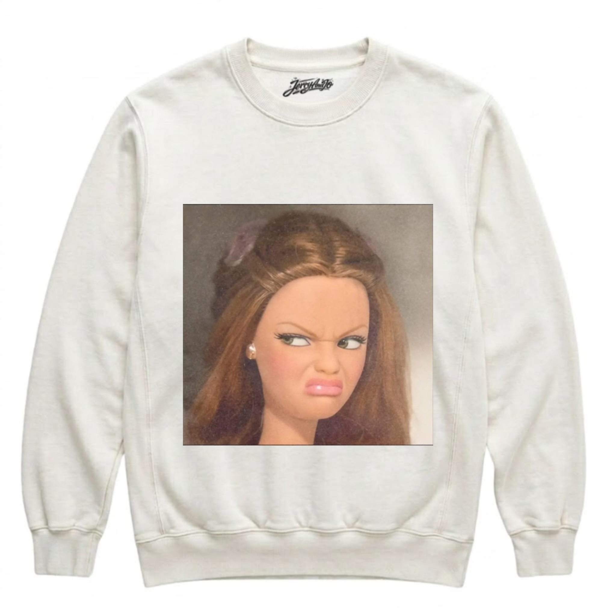 ANGRY DOLL FACE MEME T-SHIRT, BT_00003