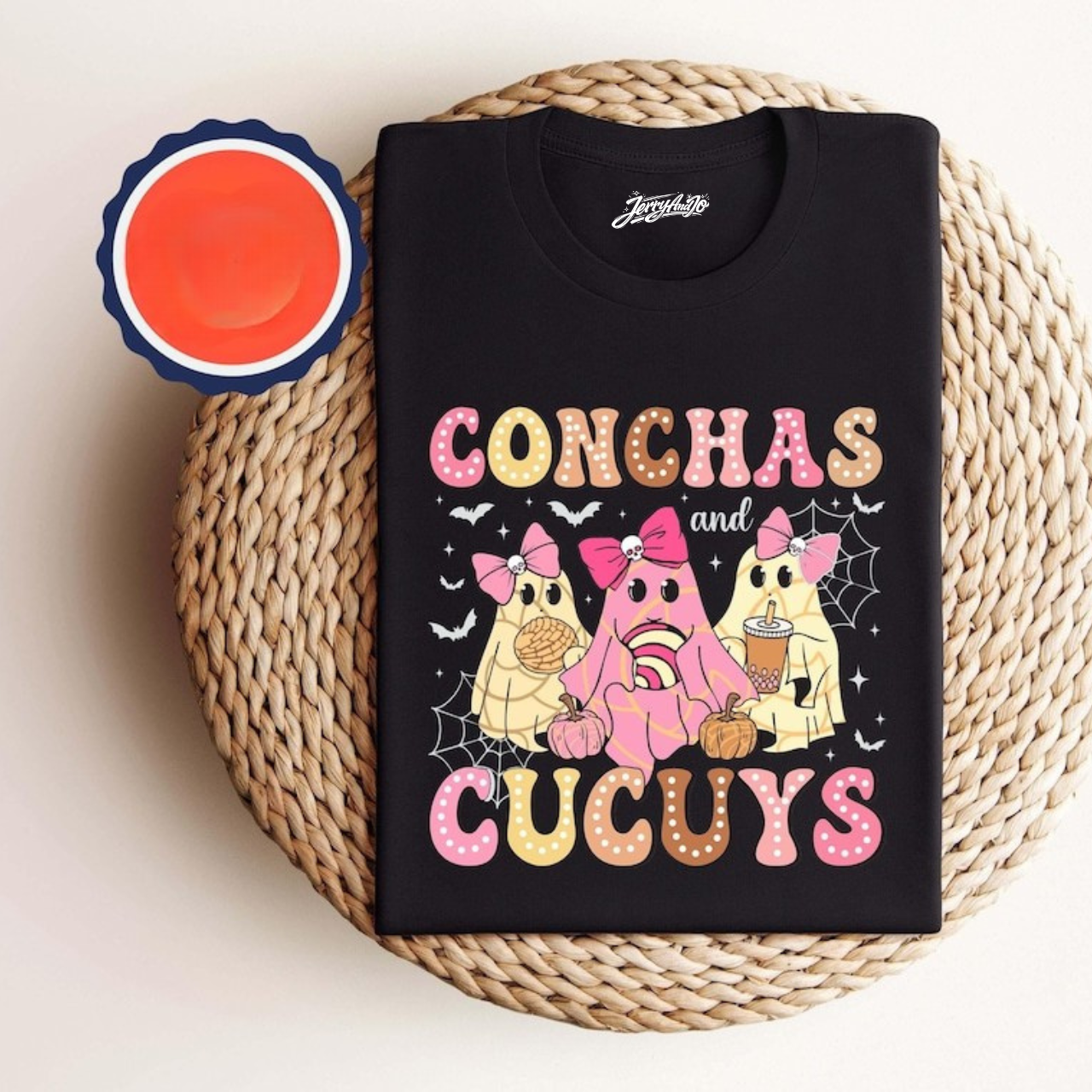 CONCHAS AND CUCUYS SHIRTS, SPOOKY CONCHAS SHIRTS BT-00236