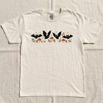BAT MUSHROOM EMBROIDERY SHIRT BT-0061
