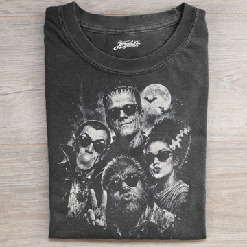RETRO HALLOWEEN MONSTER SELFIE T-SHIRT BT-00242