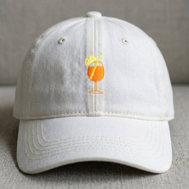SPRITZ HAT,SPRITZ LOVER HAT,SPRITZ GLASS CLASSIC DAD HAT LL-0002