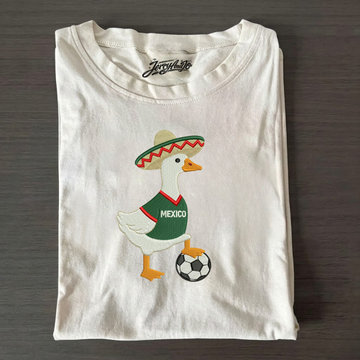 Mexican Goose Embroidery shirt, Football Season for Machine Embroidery, BT-0009