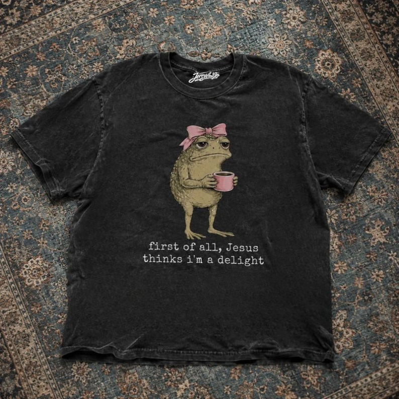 FUNNY CHRISTIAN FROG T-SHIRT BT-00102
