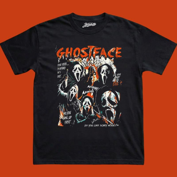 VINTAGE HORROR MOVIE TEE, GHOSTFACE SHIRT, SCREAM 7 KILL TOUR SHIRT BT-00101