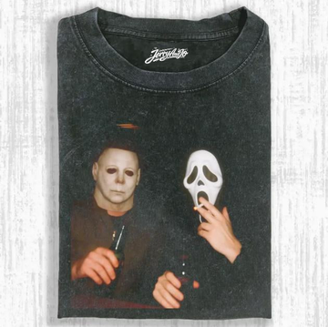 VINTAGE GHOSTFACE SCREAM HALLOWEEN SHIRT, SPOOKY SEASON BT-00176