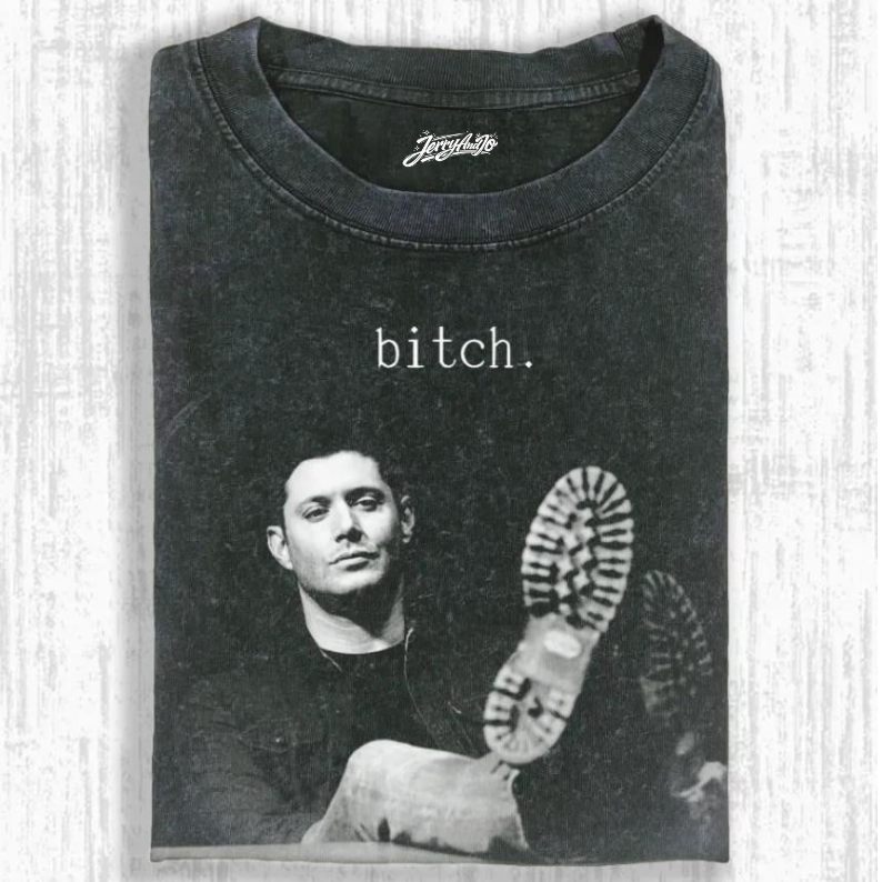 DEAN WINCHESTER SHIRT, VINTAGE SUPERNATURAL QUOTE TEE BT-00110
