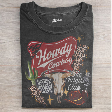 VINTAGE COWBOY SKULL DISCO T-SHIRT BT-00216