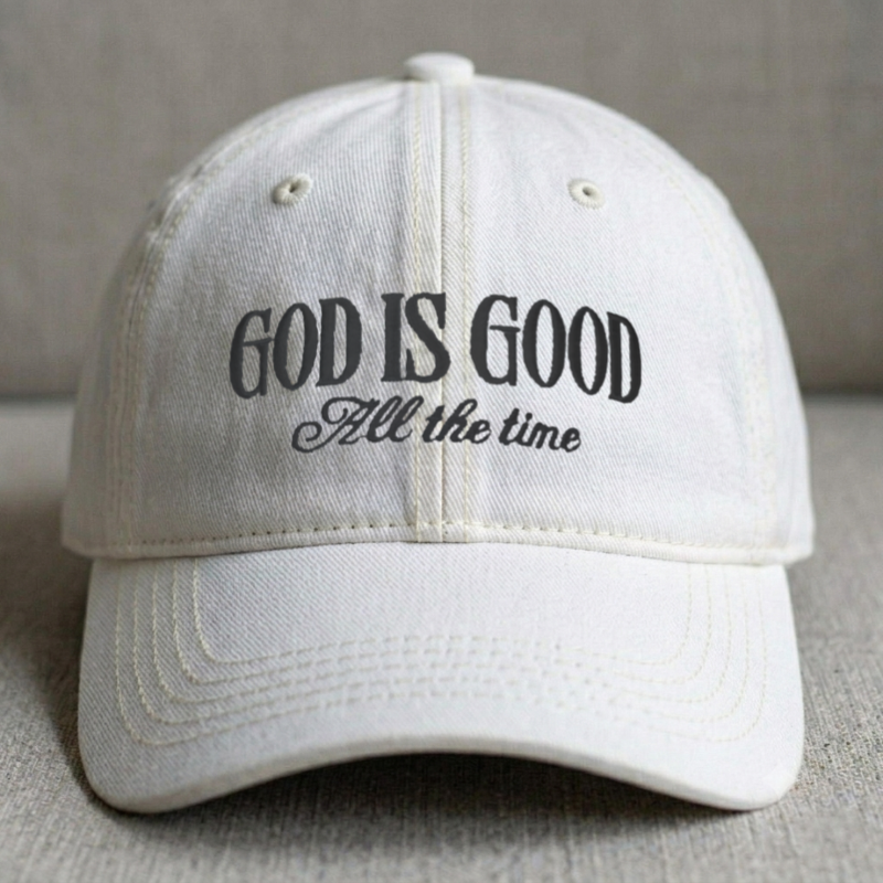 EMBROIDERED "GOD IS GOOD"  HAT LL- 0007