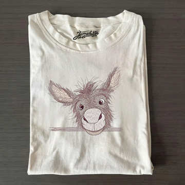 DONKEY FACE EMBROIDERY SHIRT BT-0027