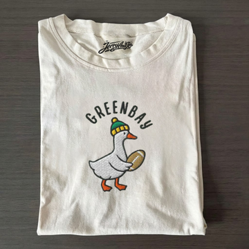 EMBROIDERED SILLY GOOSE GREEN BAY FOOTBALL SHIRT BT-0021